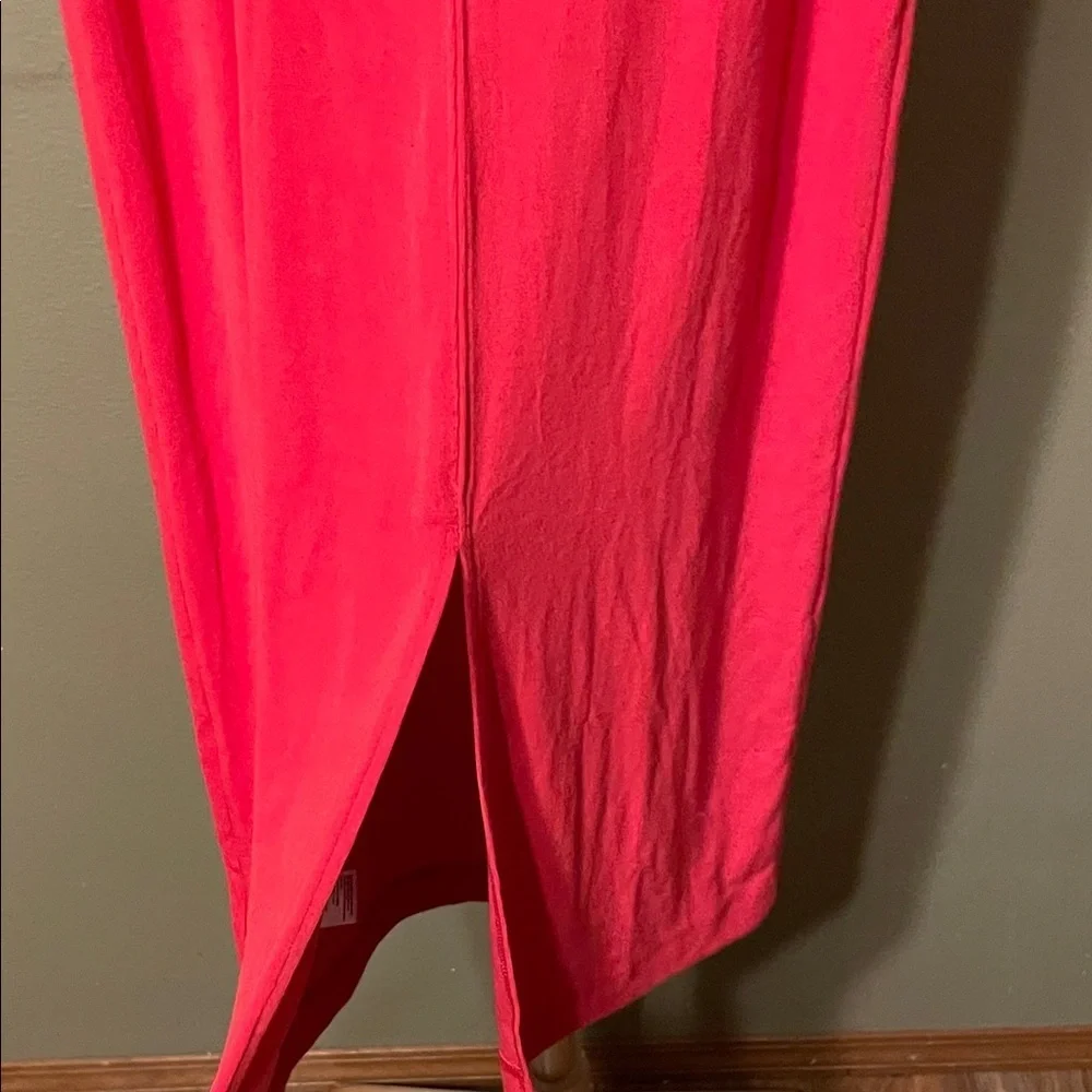 Free People Vibrant Red Maxi Skirt